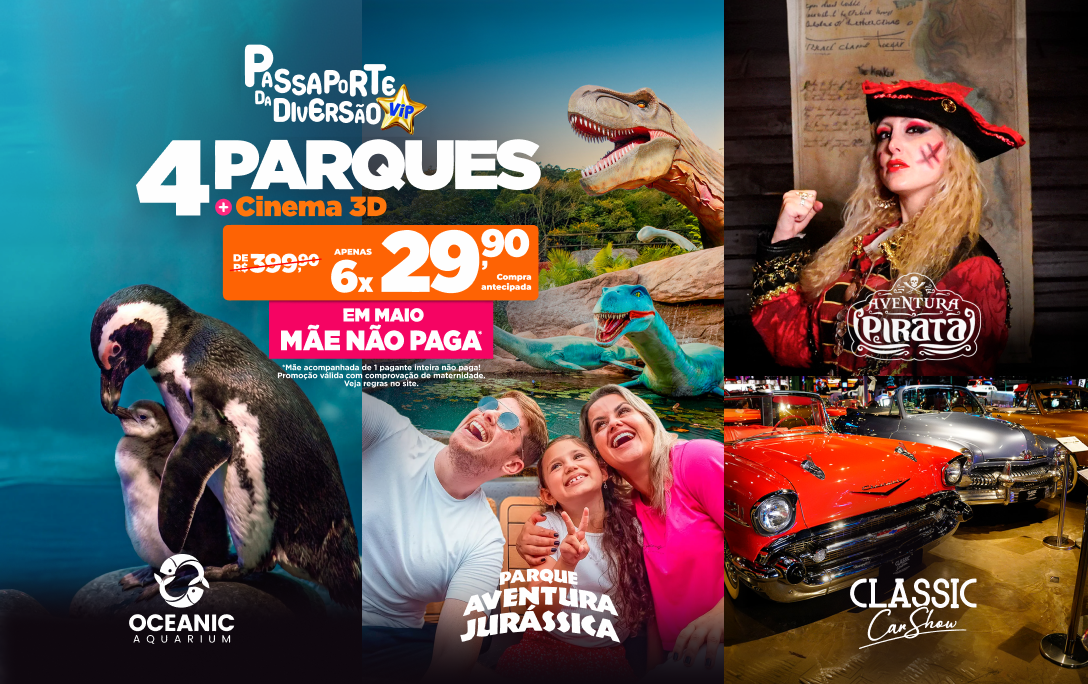 Passaporte da Diversão + Space Adventure incluindo todas as atrações do básico mais o Space Adventure
