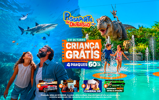 Passaporte da Diversão + Space Adventure incluindo todas as atrações do básico mais o Space Adventure