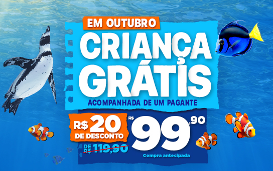 Passaporte da Diversão Básico incluindo 5 atrações: Oceanic Aquarium, Aventura Jurássica, Aventura Pirata, Classic Car Show e Cinema 3D